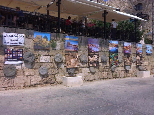 Wystawa w porcie Byblos